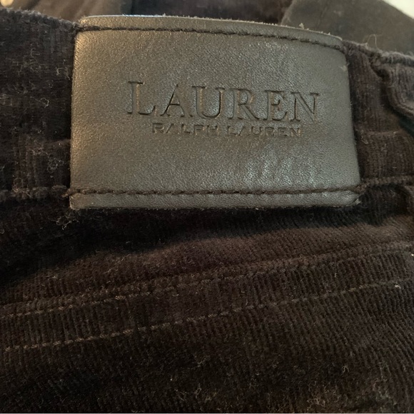 Lauren Ralph Lauren Stretch Corduroy Straight Leg Pants - Picture 3 of 9